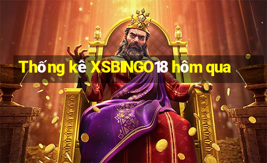 Thống kê XSBINGO18 hôm qua