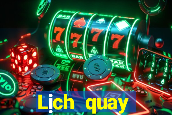 Lịch quay XSBINGO18 Thứ 4