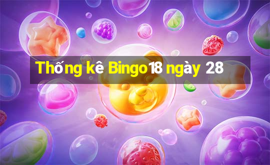 Thống kê Bingo18 ngày 28