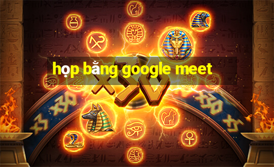 họp bằng google meet