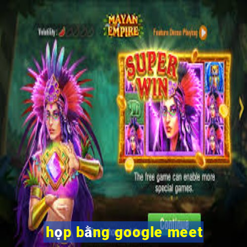 họp bằng google meet