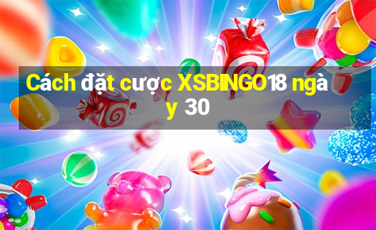 Cách đặt cược XSBINGO18 ngày 30