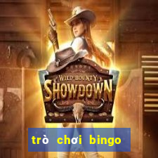 trò chơi bingo tiếng anh