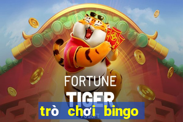 trò chơi bingo tiếng anh